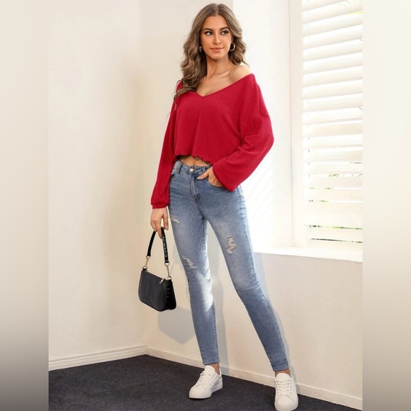SHIEN Tops - Woman’s Crop Long Sleeve